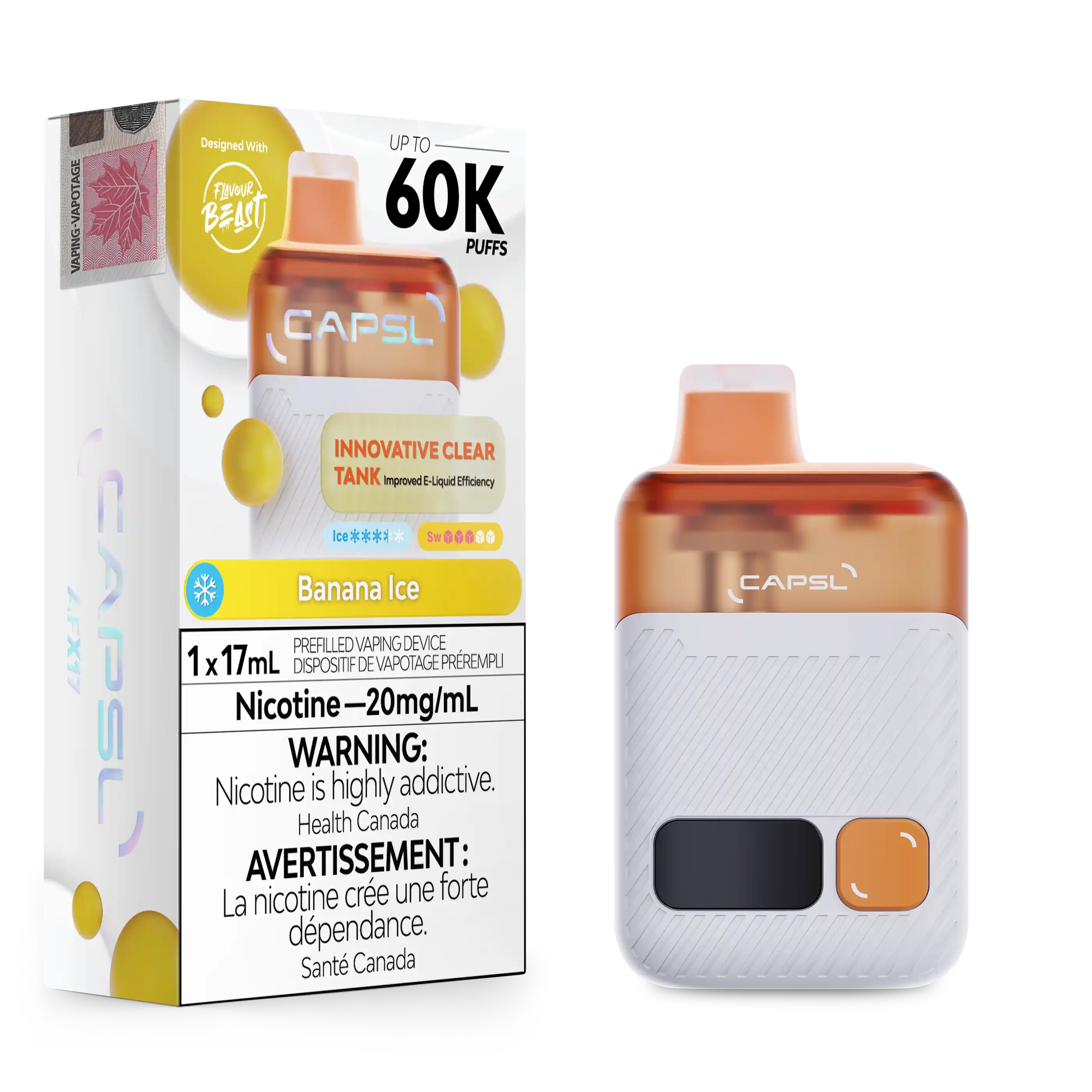 Banana Ice CAPSL - AFX17 Disposable 60K