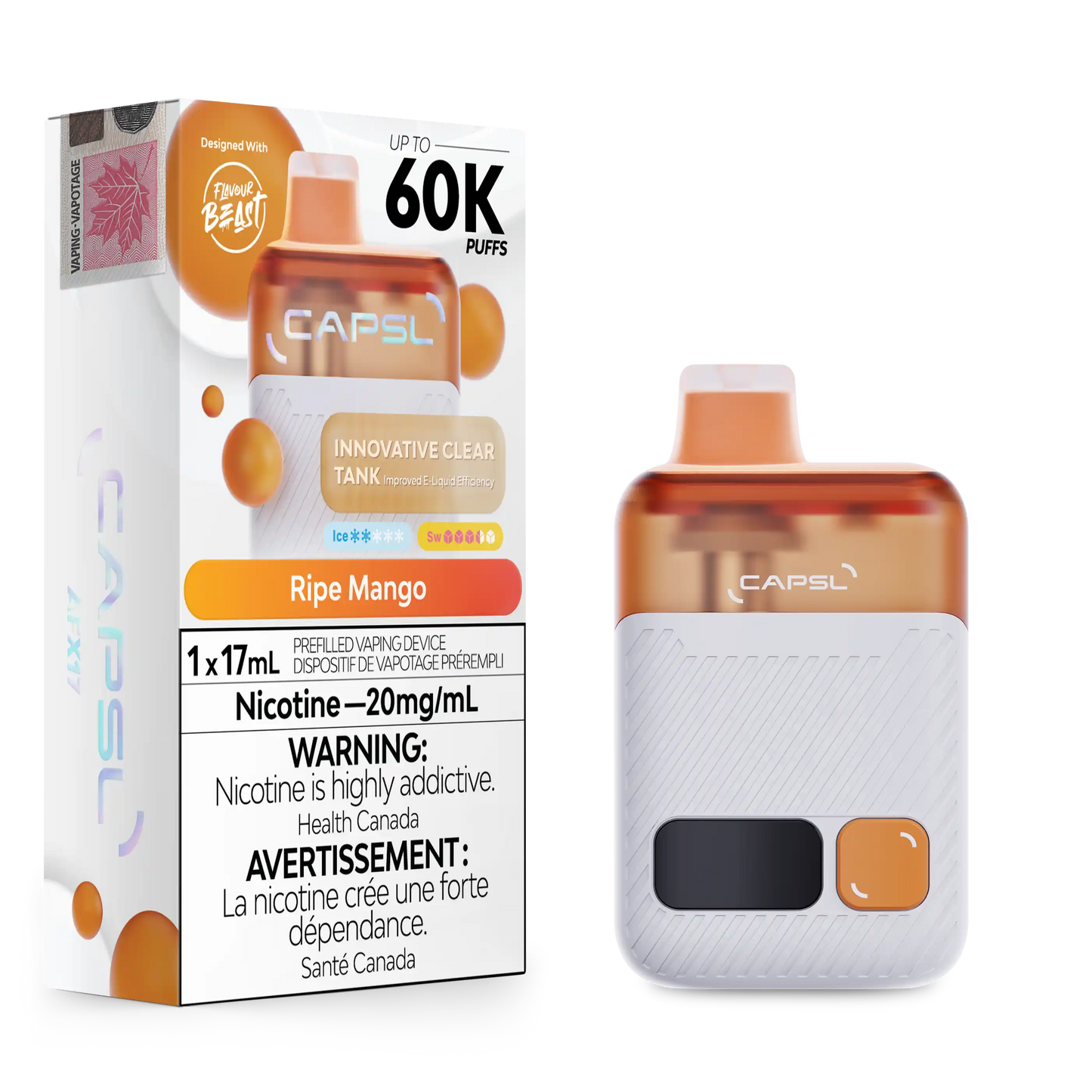 Ripe Mango CAPSL - AFX17 Disposable 60K