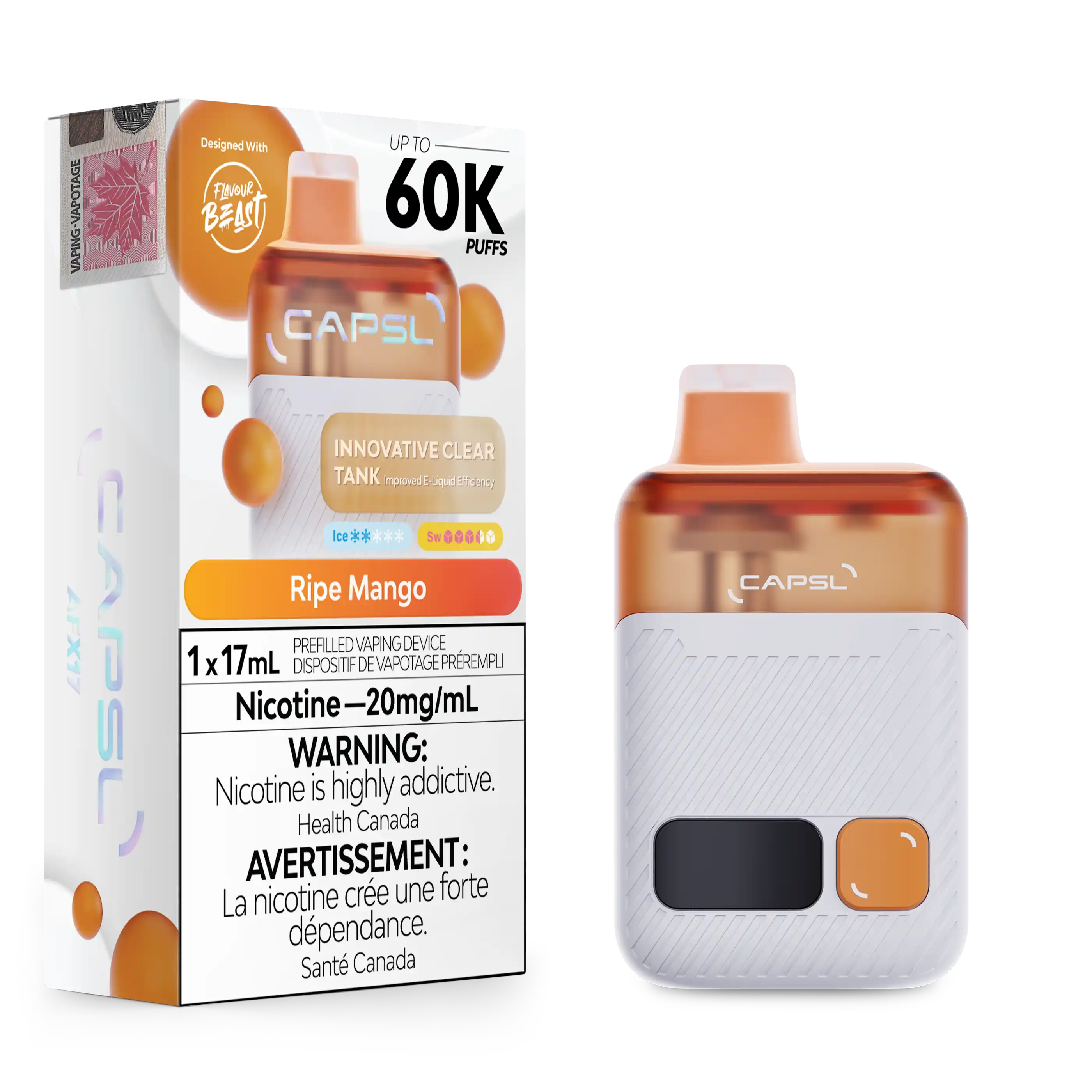 Ripe Mango CAPSL - AFX17 Disposable 60K
