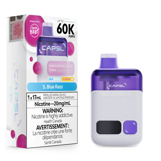 Sour Blue Razz CAPSL - AFX17 Disposable 60K