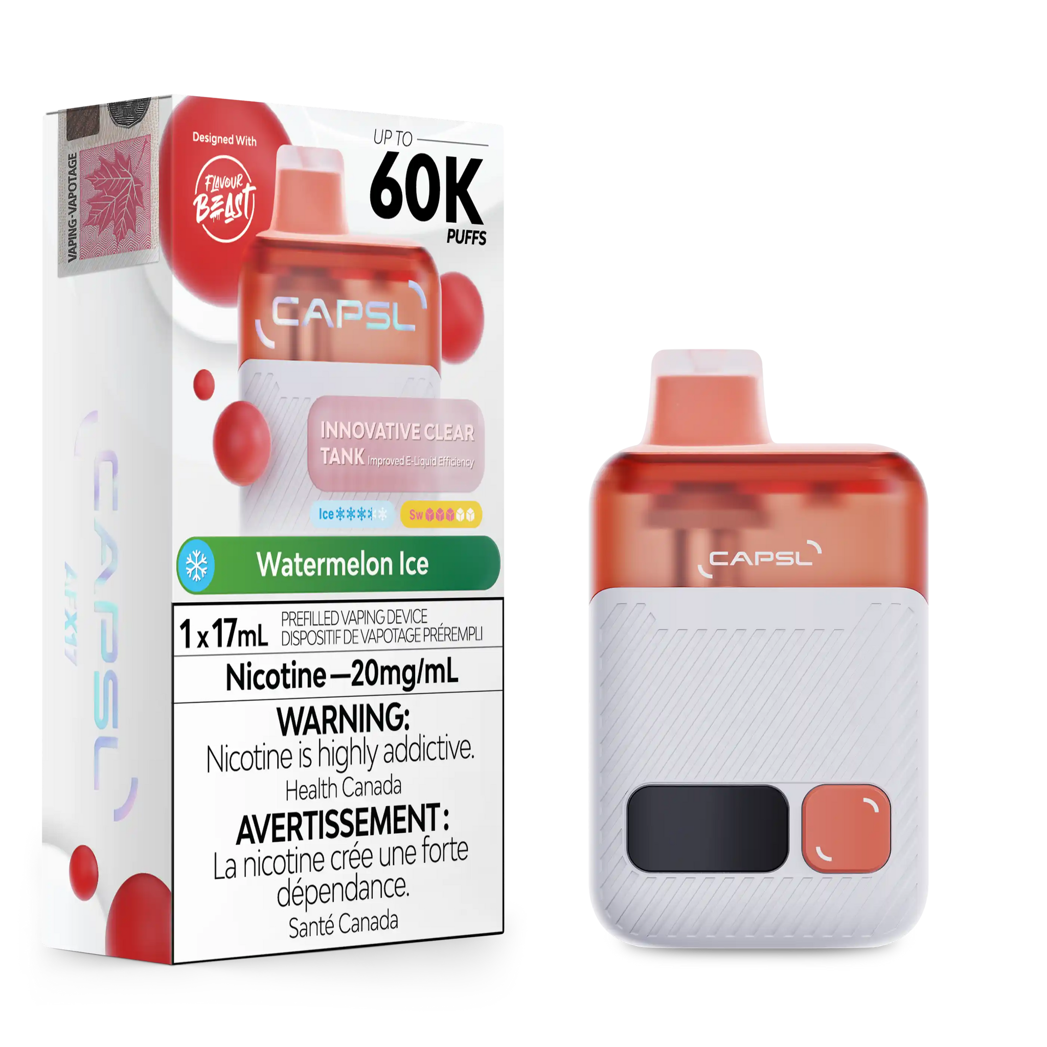 Watermelon Ice CAPSL - AFX17 Disposable 60K