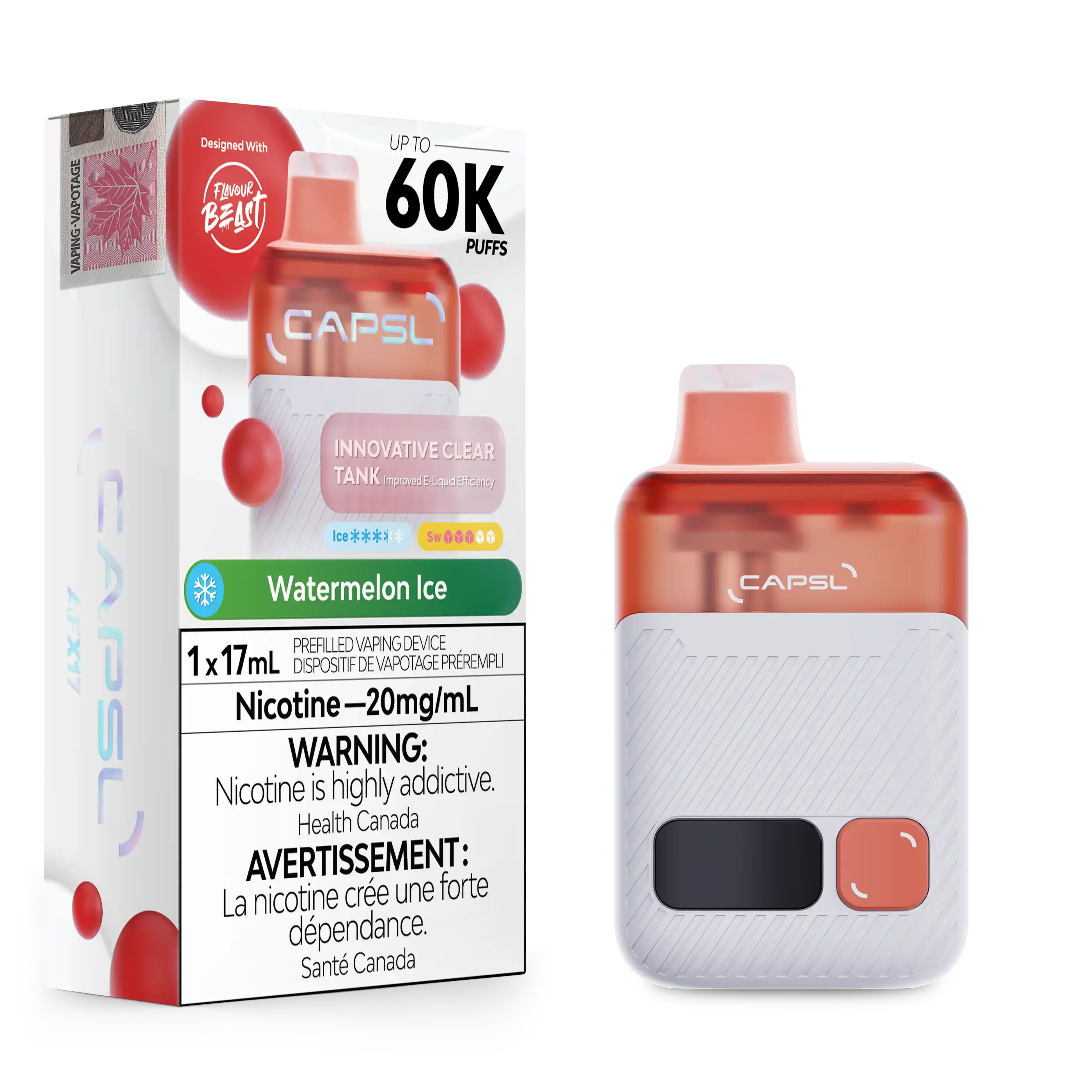 Watermelon Ice CAPSL - AFX17 Disposable 60K