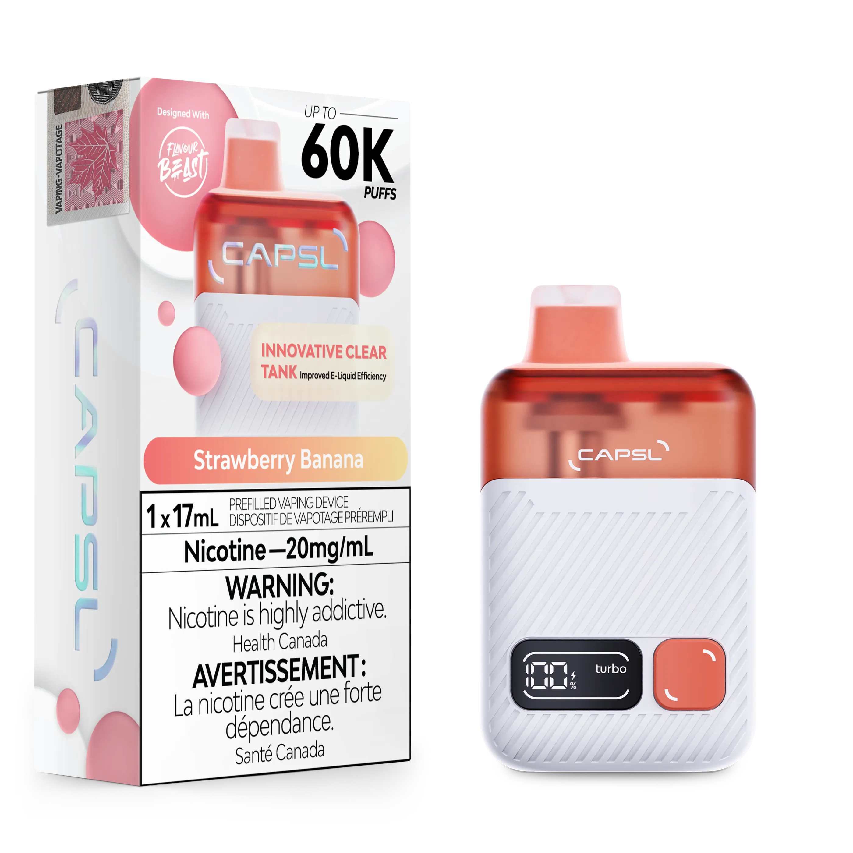 Strawberry Banana CAPSL AFX17 Disposable
