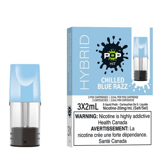 Chilled Blue Razz Stlth Pods by Pop Hybrid