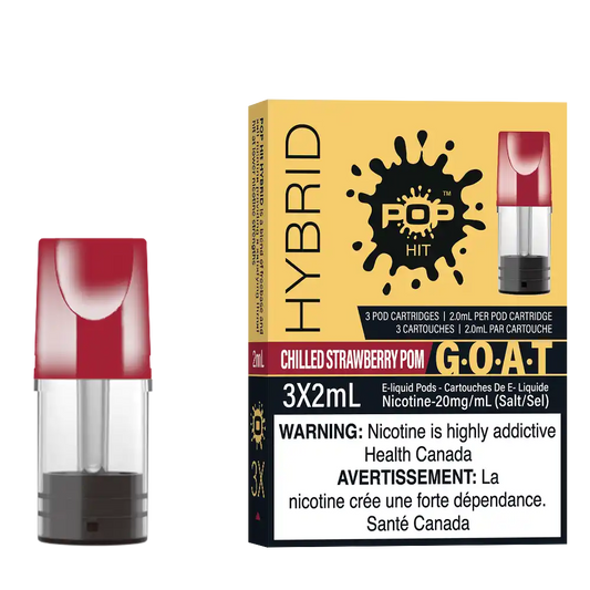 Chilled Strawberry Pom Stlth Pods by Pop Hybrid