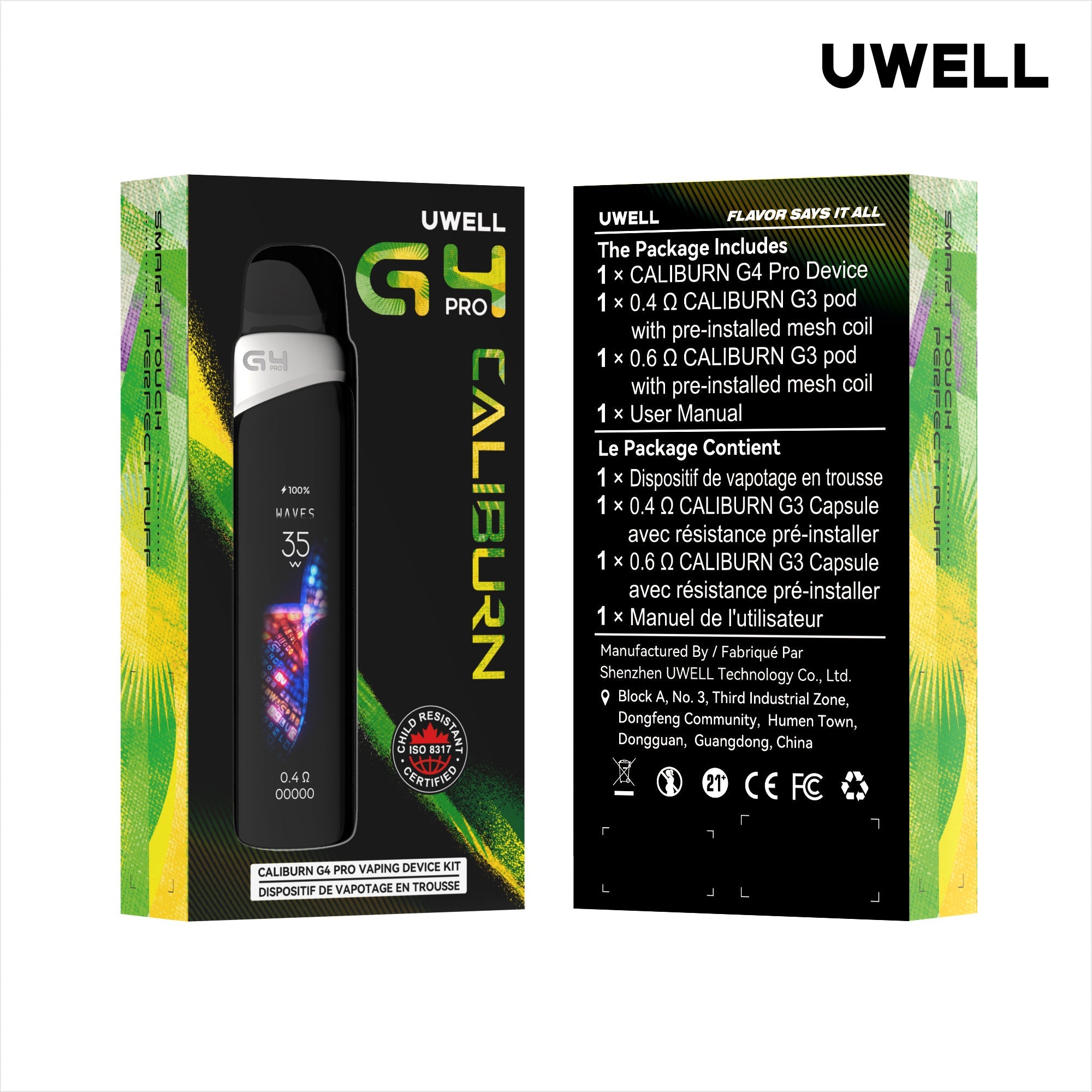 Uwell Caliburn G4 Pro Pod Kit 2mL [CRC]