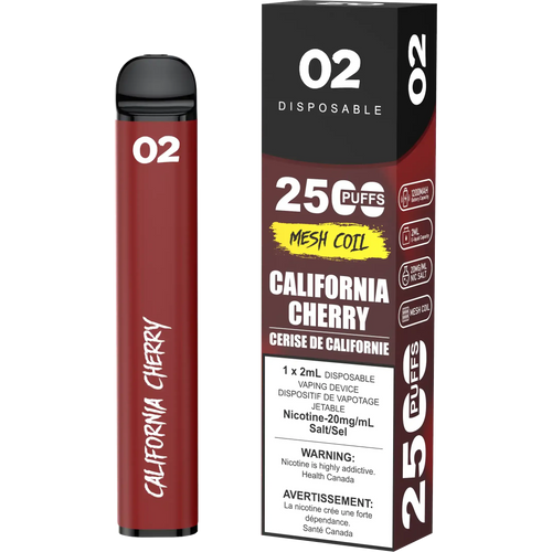 California Cherry O2 - Disposable 2.5K