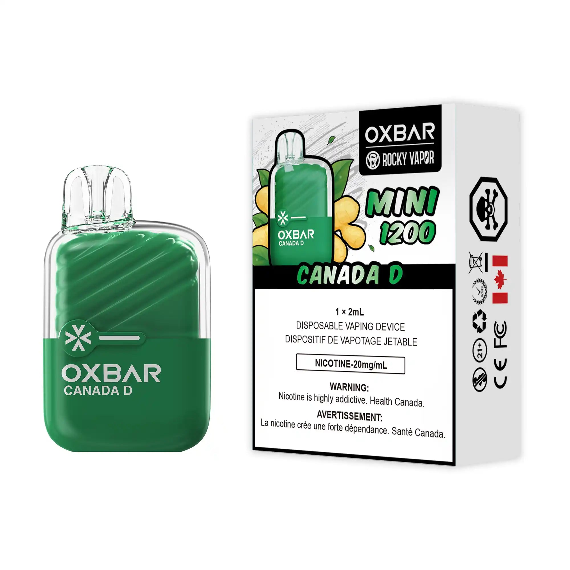 Oxbar Mini 1200 Puffs - Disposable Vape