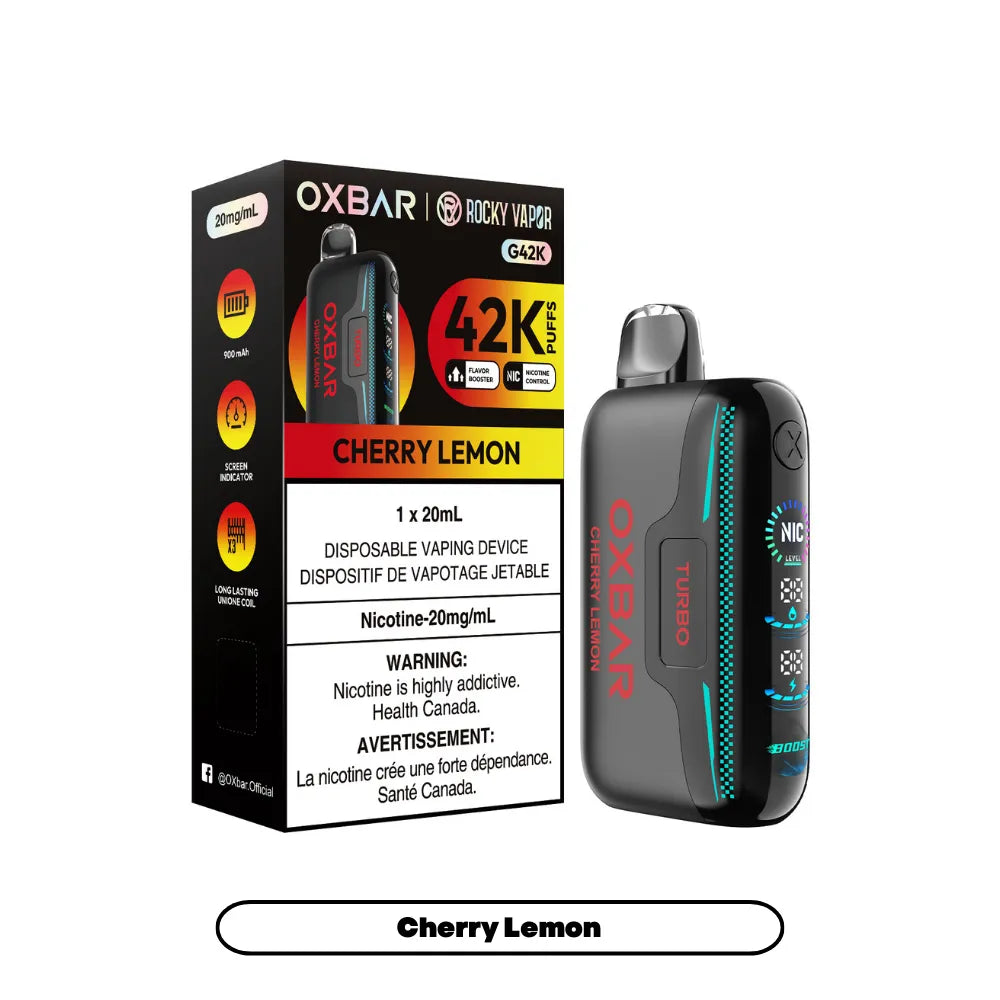 Cherry Lemon Oxbar G42K - Disposable 42K by OXBAR