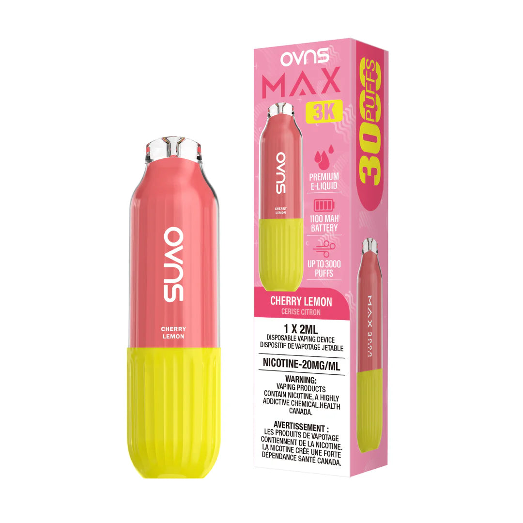 Cherry Lemon Ovns Max - Disposable 3K