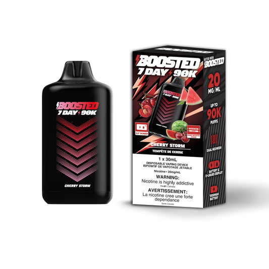 Cherry Storm Boosted 7 Day 90K - Disposable Vape