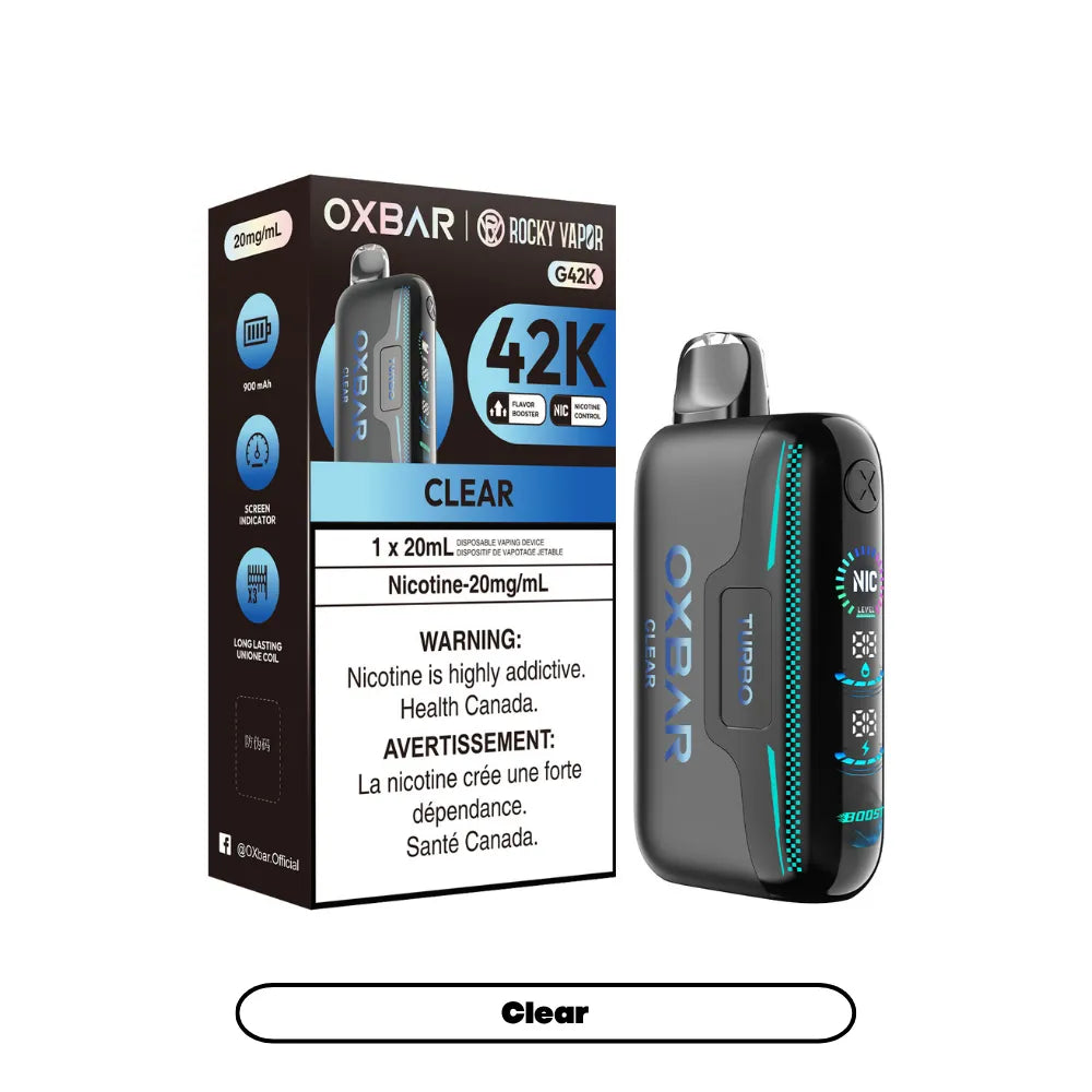 Clear Oxbar G42K - Disposable 42K by OXBAR