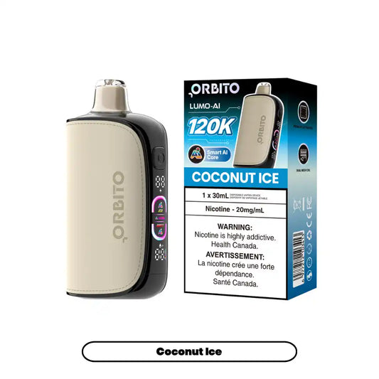 Coconut Ice Orbito Lumo AI - Disposable 120K