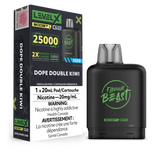 Dosettes Dope Double Kiwi Glacées Flavour Beast Boost G2 25K