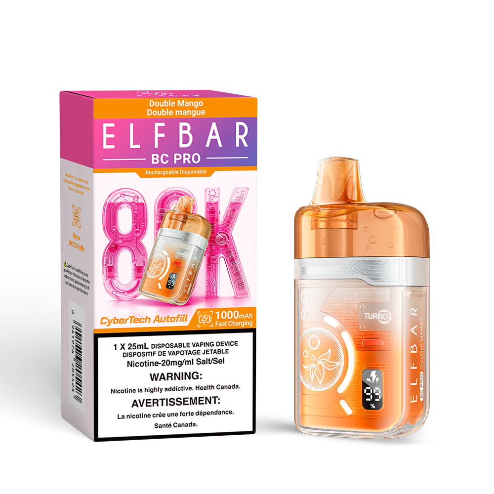 Double Mango Elf Bar BC PRO - Disposable 80K by ELFBAR