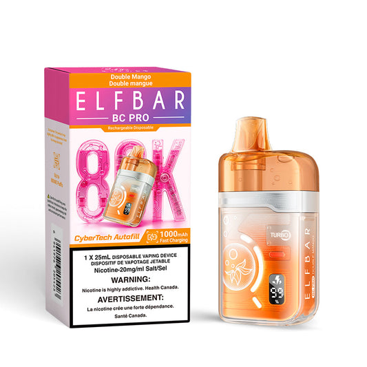 Double Mango Elf Bar BC PRO - Disposable 80K by ELFBAR
