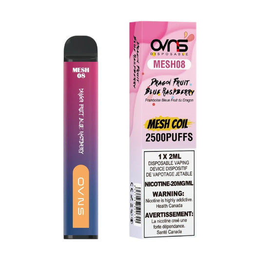Dragon Fruit Blue Raspberry Ovns Mesh 08 - Disposable 2.5K