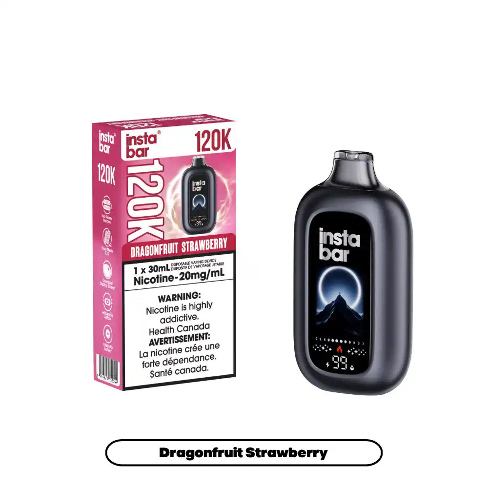 Dragonfruit Strawberry Insta Bar 120K - Disposable Vape