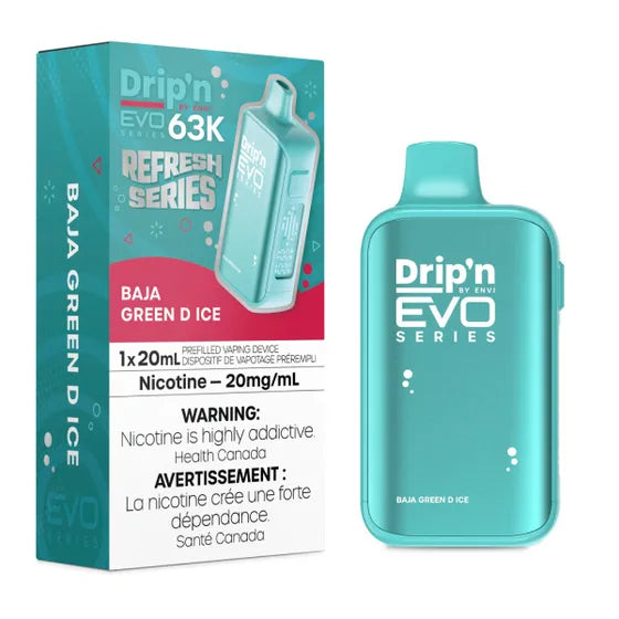 Drip'n by Envi EVO 63K Disposable - Baja Green D Ice