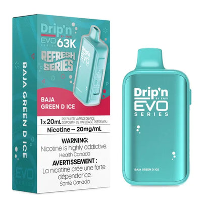 Drip'n by Envi EVO 63K Disposable - Baja Green D Ice