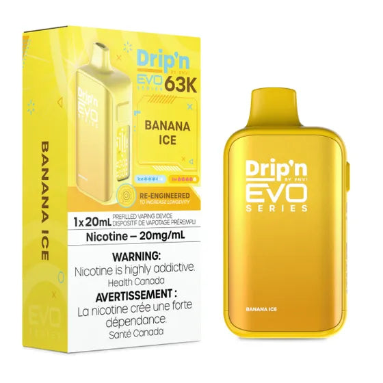 Drip'n by Envi EVO 63K Disposable - Banana Ice