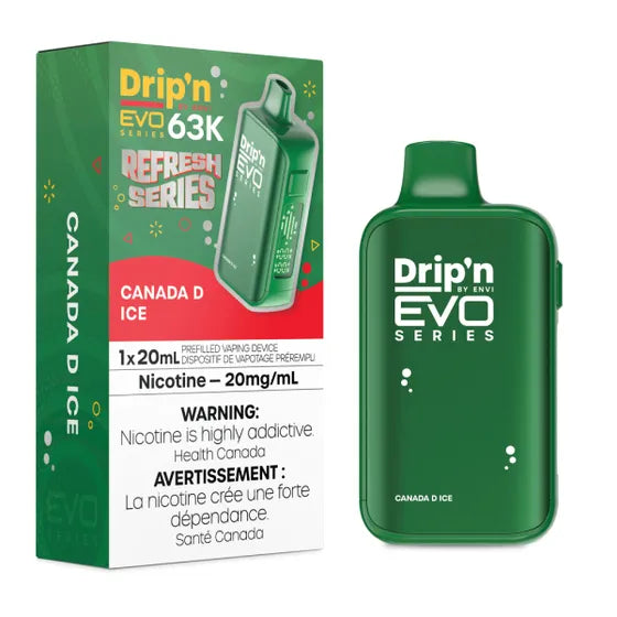 Drip'n by Envi EVO 63K Disposable - Canada D Ice
