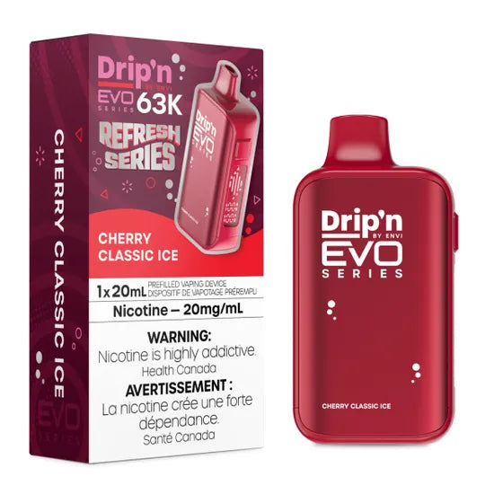 Drip'n by Envi EVO 63K Disposable - Cherry Classic Ice