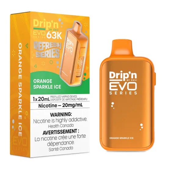 Drip'n by Envi EVO 63K Disposable - Orange Sparkle Ice