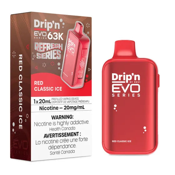 Drip'n by Envi EVO 63K Disposable - Red Classic Ice