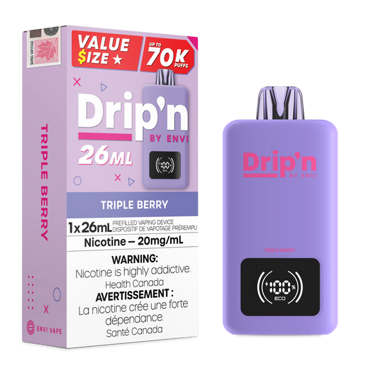 Triple Berry Drip'n 26mL - Disposable 70K