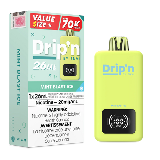 Mint Blast Ice Drip'n 26mL - Disposable 70K
