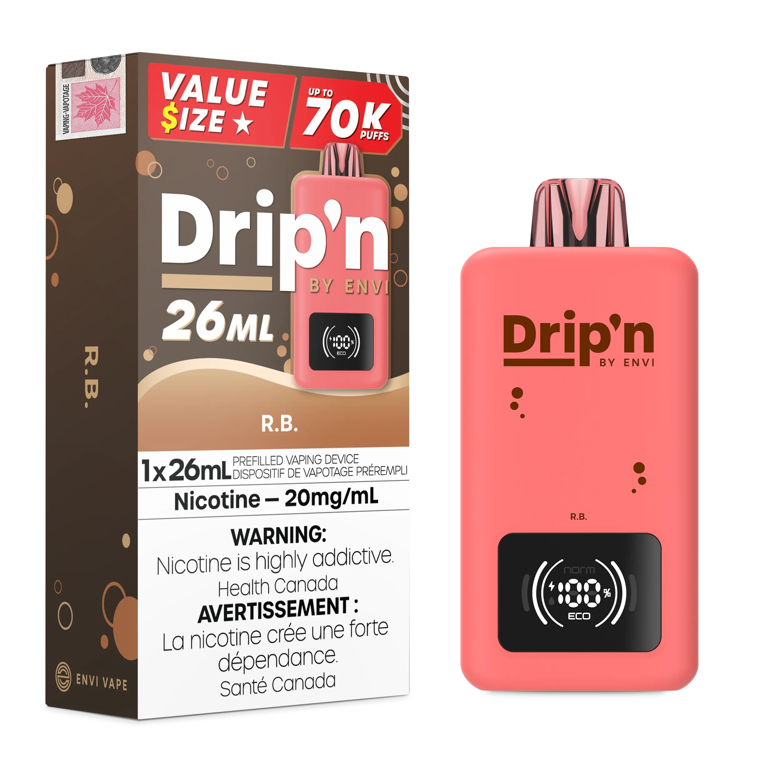 R.B Drip'n 26mL - Disposable 70K