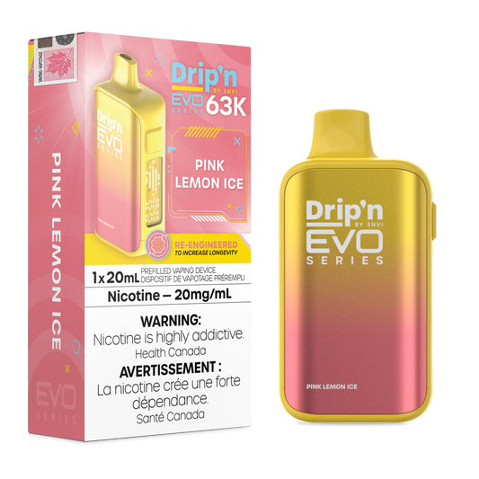 Pink Lemon Ice Drip'n by Envi EVO 63K - Disposable Vape