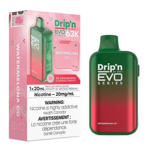 Watermelona CG Drip'n by Envi EVO 63K - Disposable Vape