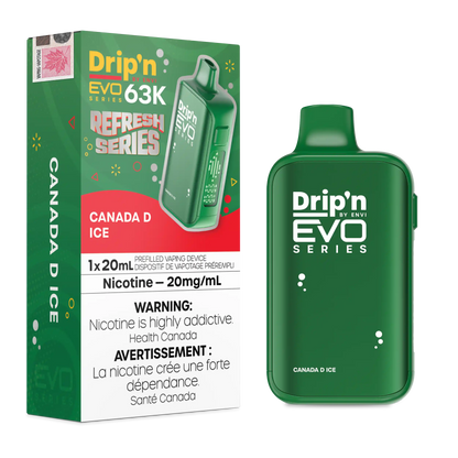 Canada D Ice Drip'n by Envi EVO 63K - Disposable Vape