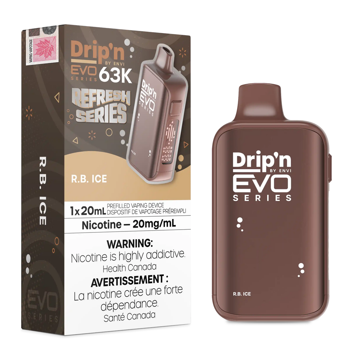 R.B. Ice Drip'n by Envi EVO 63K - Disposable Vape - view 2
