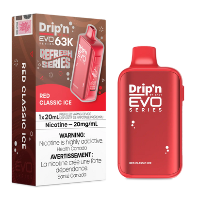 Red Classic Ice Drip'n by Envi EVO 63K - Disposable Vape - view 2