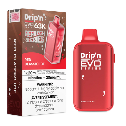 Red Classic Ice Drip'n by Envi EVO 63K - Disposable Vape - view 2