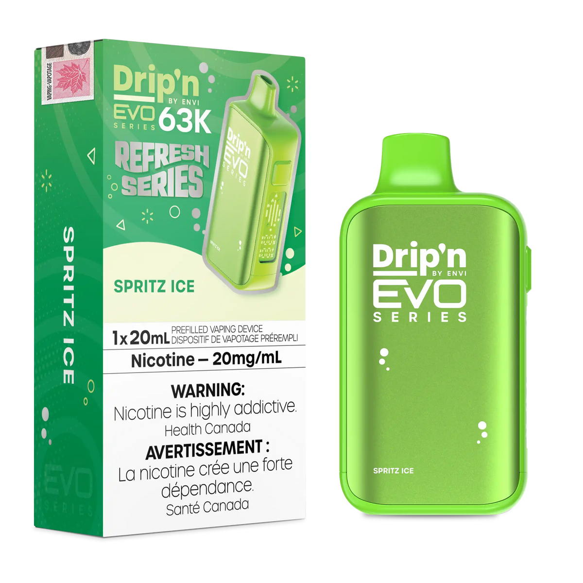 Spritz Ice Drip'n by Envi EVO 63K - Disposable Vape - view 2