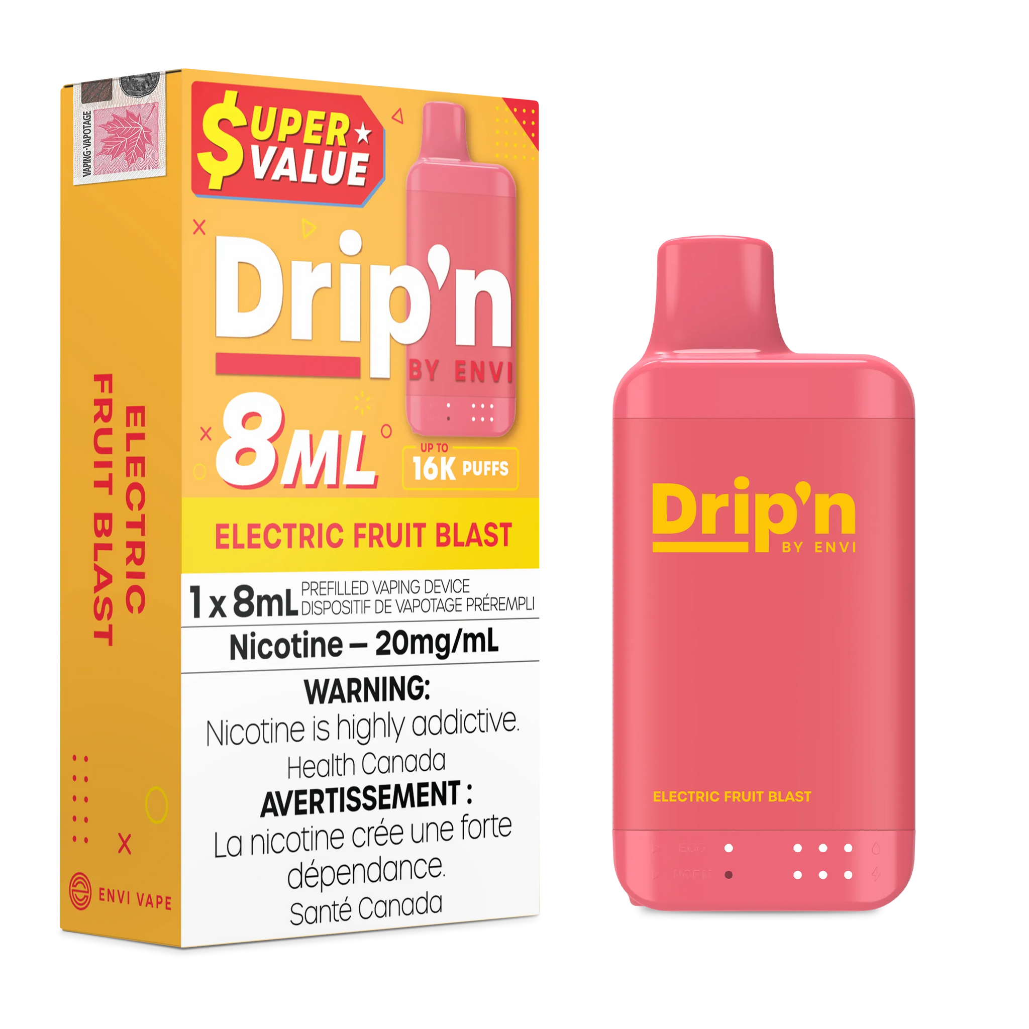 Electric Fruit Blast Drip'n by Envi 8ml - Disposable 16K
