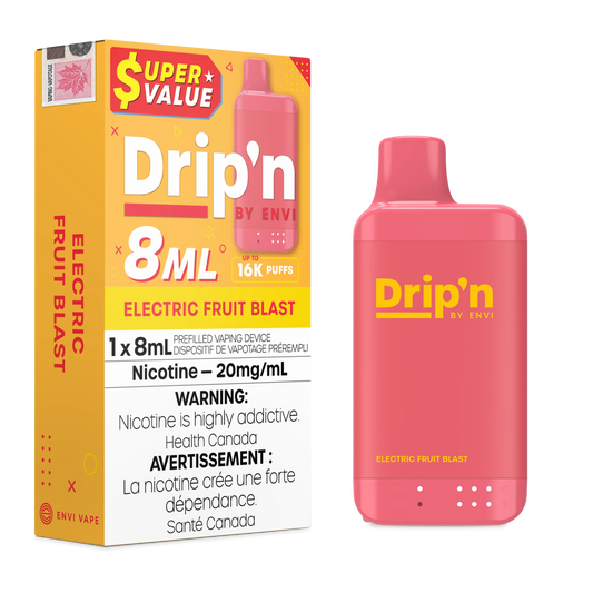 Electric Fruit Blast Drip'n by Envi 8ml - Disposable 16K by DRIP'N