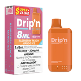 Raspberry Peach Mango Ice Drip'n by Envi 8ml - Disposable 16K