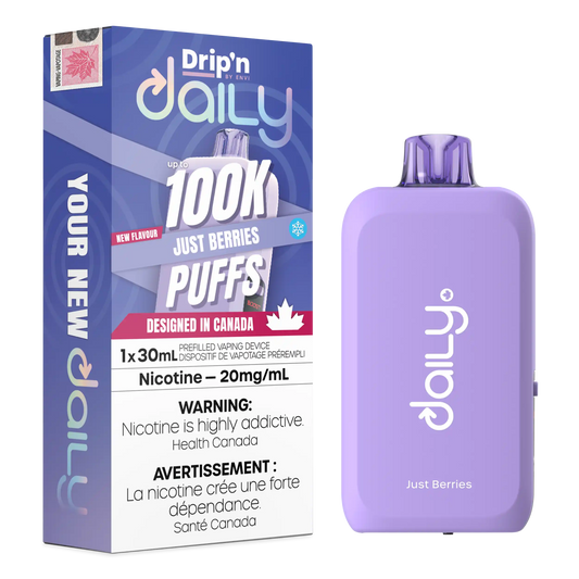 Just Berries Drip'N Daily 30mL - Disposable Vape 100K