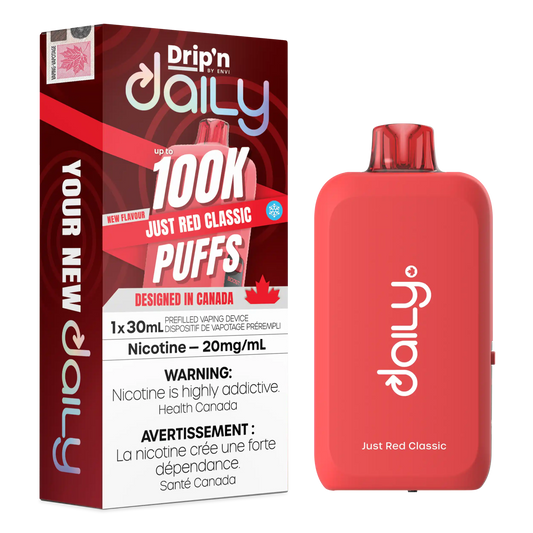 Just Red Classic Drip'N Daily 30mL - Disposable Vape 100K