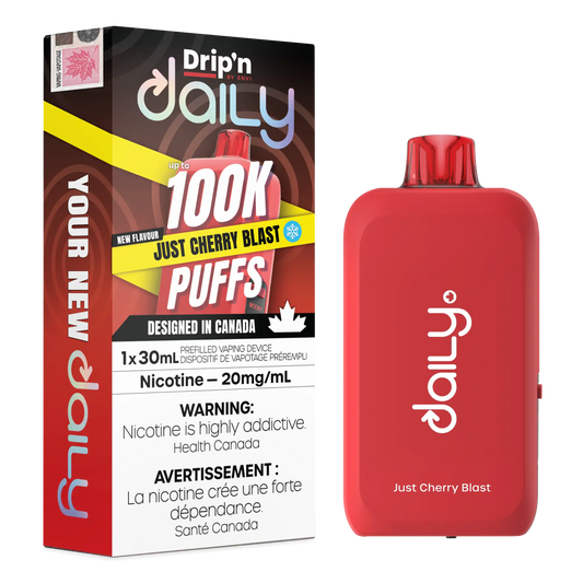 Just Cherry Blast Drip'N Daily 30mL - Disposable Vape 100K