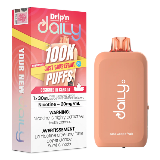 Just Grapefruit Drip'N Daily 30mL - Disposable Vape 100K