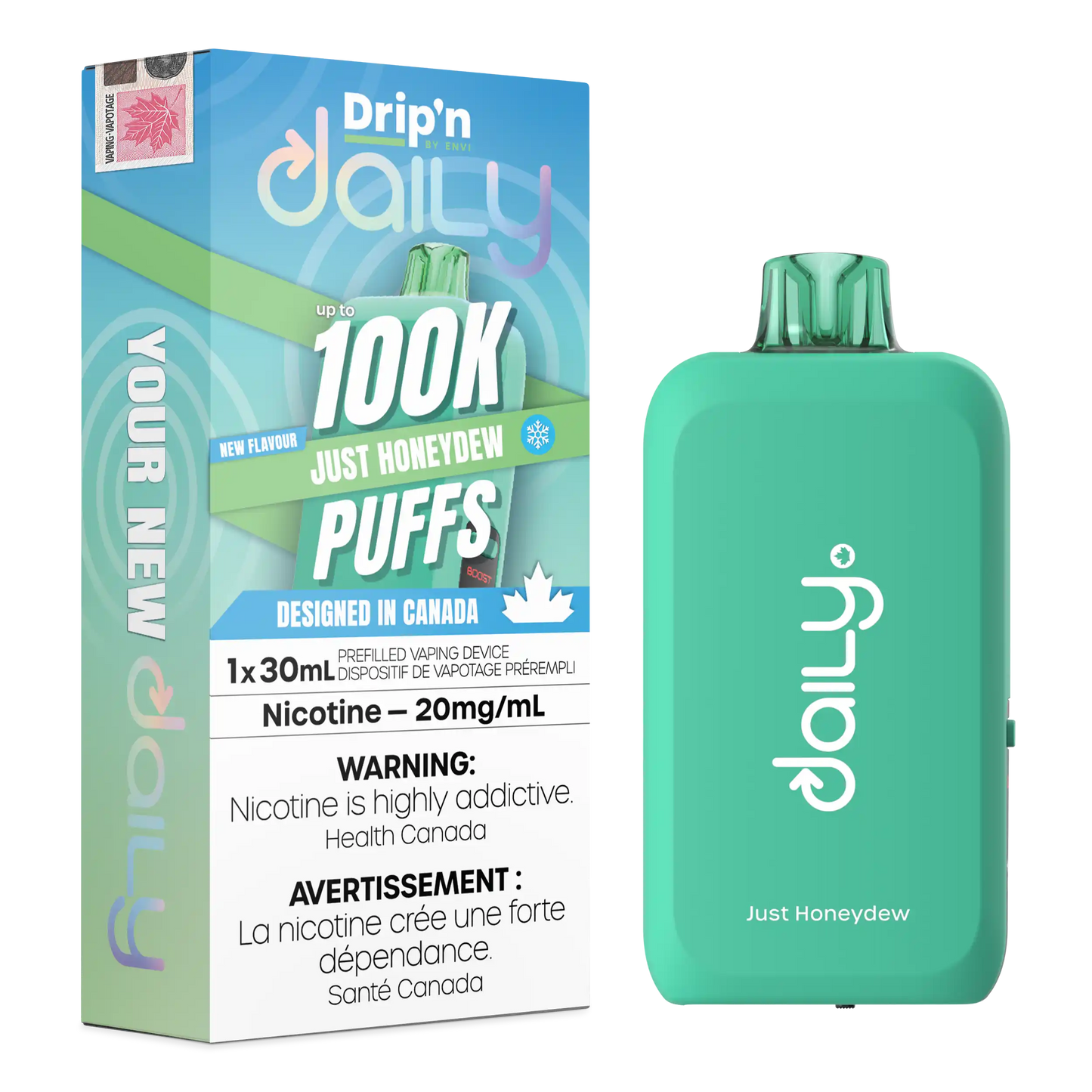 Just Honeydew Drip'N Daily 30mL - Disposable Vape 100K