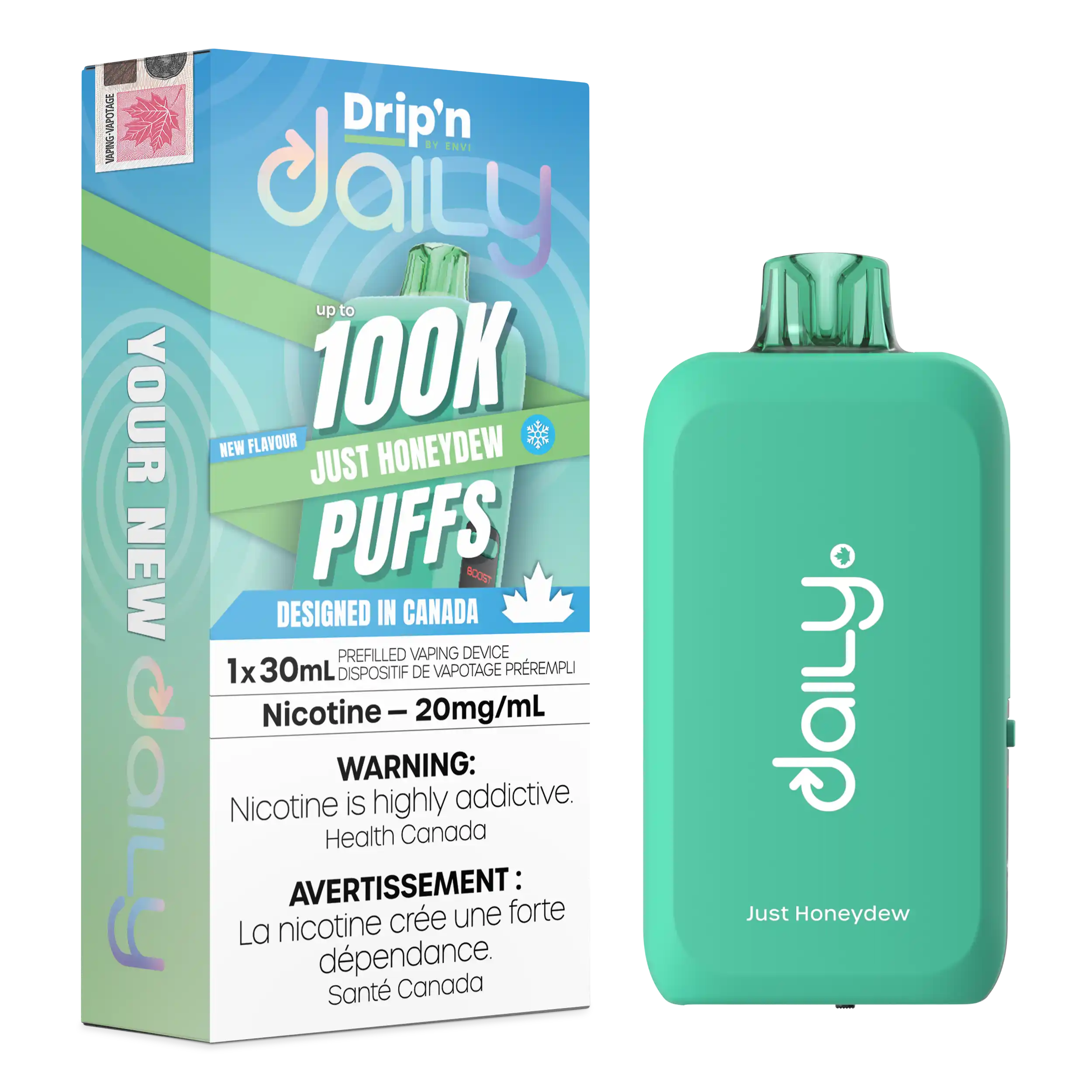 Just Honeydew Drip'N Daily 30mL - Disposable Vape 100K