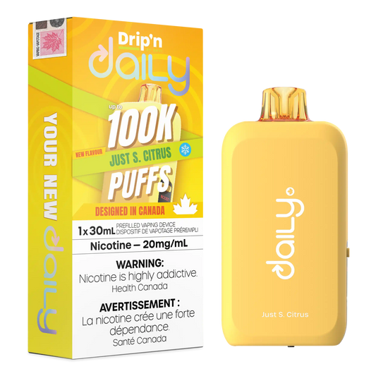 Just S. Citrus Drip'N Daily 30mL - Disposable Vape 100K