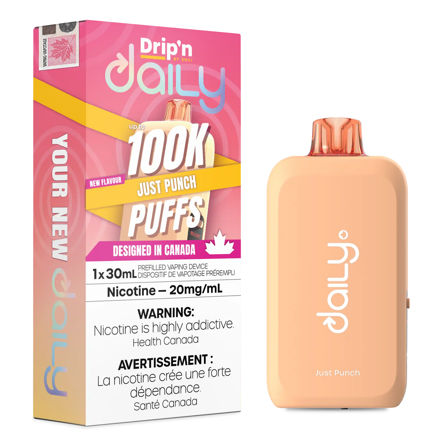 Just Punch Drip'N Daily 30mL - Disposable Vape 100K